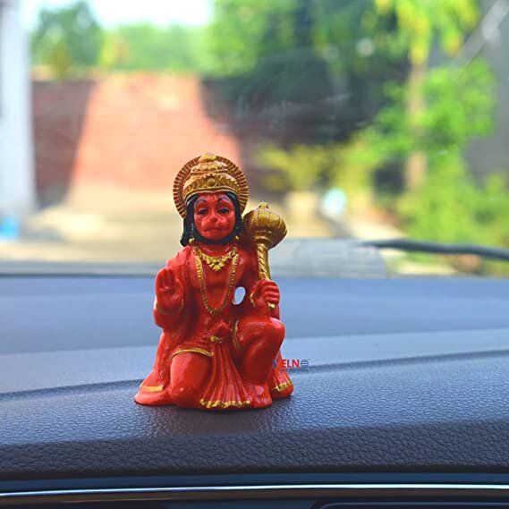 Handicraftstore Hanuman Giving Blessings with Om India | Ubuy